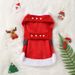 Outfit New 3D Christmas Style Set Hat Transform Into Clothes Teddy Dog Pet_voghion.com