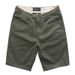 Trendy Summer Casual Shor For Men With Belt, Five-Point Loose Straight Cargo Shor, Solid Color Spor Mid-Length_voghion.com
