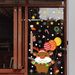 Decorazione natalizia transfrontaliera, adesivo statico per vetrine di negozi di centro commerciale, Babbo Natale, palloncino, porta_voghion.com