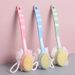 Double-sided Back Rub Bath Brush, Soft-bristled Bath Brush, Long Handle Does Not Ask People To Rub Mud, Bath Brush Can Be Hung With Bath Flower Bath_voghion.com