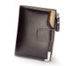 Casual Men's Wallet Multi-functional Wallet Zipper Buckle Three Fold Coin Wallet_voghion.com