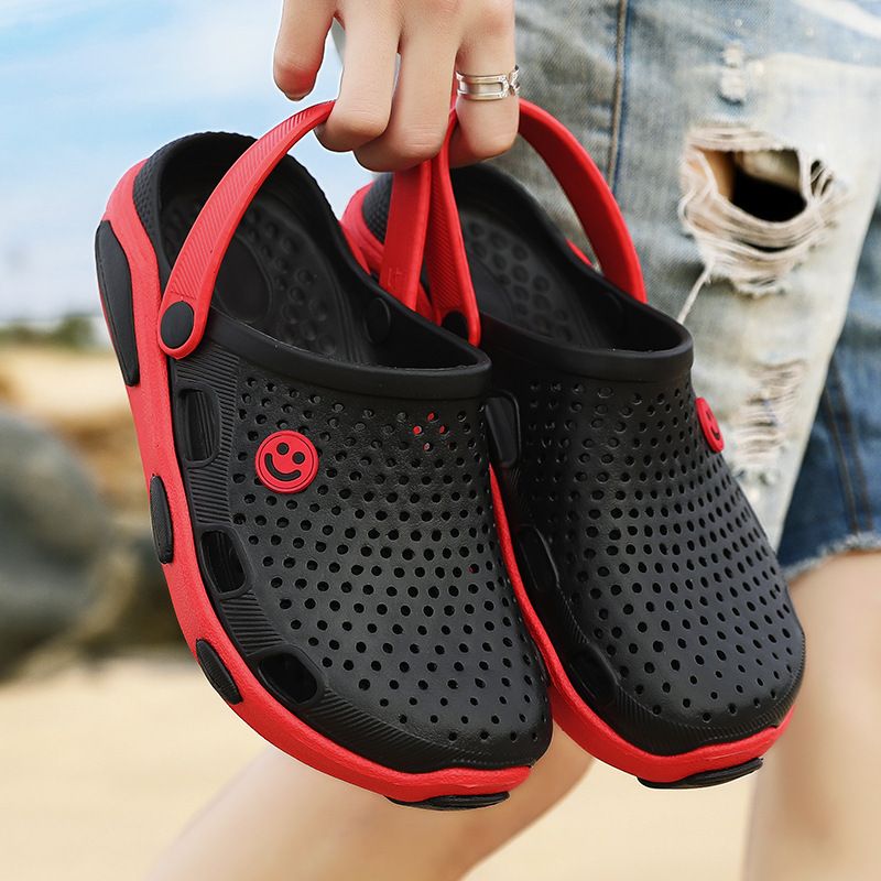 New Casual Men's Beach Shoes Breathable Waterproof Outdoor Sandals Bao Head Summer Slippers_voghion.com