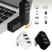 Universal mini rotativo 3 portas usb 3.0 + 2.0 hub adaptador divisor de transferência de dados de alta velocidade para laptop livro computador pc_voghion.com