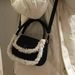 2025 New Plush Multifunctional Shearling Handbag Women's Crossbody Bag Stylish Versatile_voghion.com