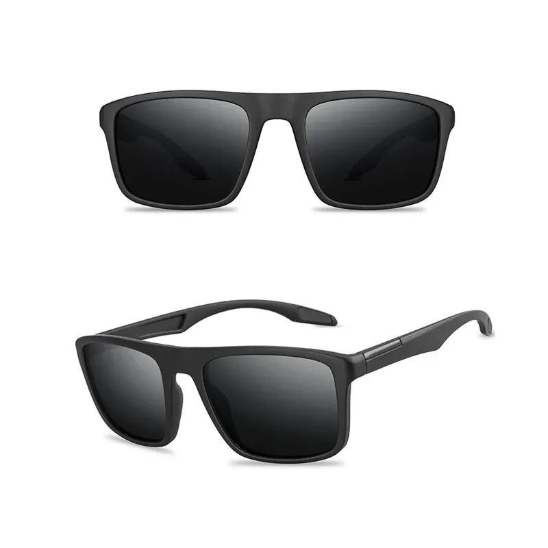 Mode Outdoor Polarisierte Sonnenbrille Unisex Schwarz Rahmen Männer Frauen UV400 Autofahren Reise Sonnenbrille Männlich Ultraleicht Anti-blend_voghion.com