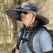 Cappello rinfrescante ad energia solare con ricarica USB - Cappello da sole a tesa larga per uomo (ventola regolabile, protezione UPF 50+, uso esterno ed estivo)_voghion.com