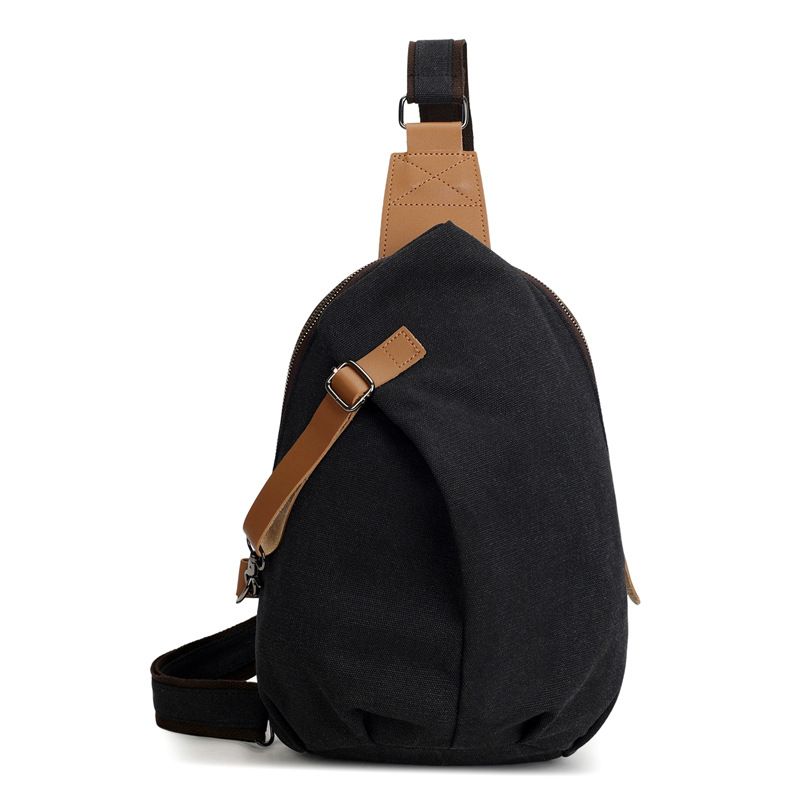 Simple And Multi-functional Men's Breast Bag New High-end Messenger Bag Casual, Light And Fashionable Commuting Versatile Breast Bag Men_voghion.com
