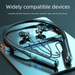 2025 New Neckband Wireless Bluetooth Earphones Long Battery Life Running Sports Noise Cancelling Compatible With Android_voghion.com