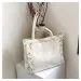 Ballet Style Drawstring Bow Transparent Large Capacity Pain Leisure DIY Decoration Shoulder Bag Student 250421_voghion.com