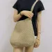 Damen Handgewebte Schultertasche Ausgehöhlte Gehäkelte Taschen Gestrickte Strukturierte Handtasche Sommer Mesh Strandtasche Mit Kleiner Geldbörse_voghion.com