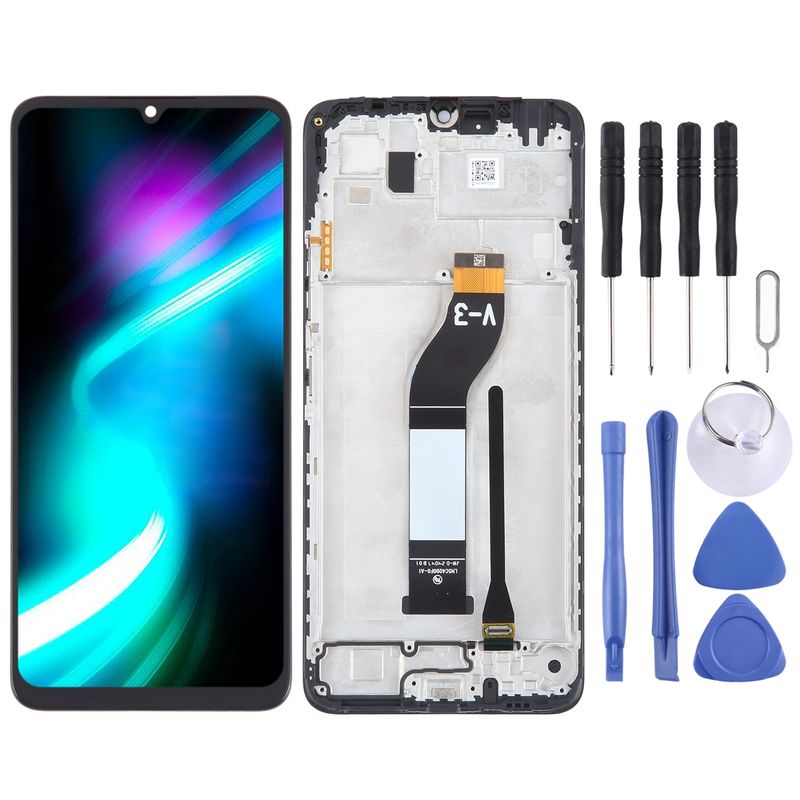 For Xiaomi Redmi 12 4G Original IPS Material LCD Screen Digitizer Full Assembly with Frame_voghion.com