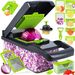 Multi-Functional Vegetable Slicer & Dicer - 5-in-1 Kitchen Mandoline With Julienne, Grater & Spiralizer For Potato, Carrot & Fruits_voghion.com