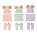 Cross-border Children's Winter Wool Warm Knitted Hat Scarf Gloves Three-piece Set Plush Hairball Hat Three-piece Set_voghion.com
