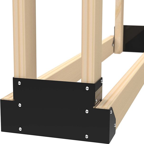 Cross-border fireplace wood rack wood storage rack iron wood storage rack Wood stacking rack heavy wood rack_voghion.com