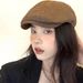 Blogger Style Summer Women's Breathable Cotton Linen Reversible Korean Version Of The British Beret Baseball Cap_voghion.com