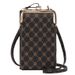 Portafoglio per telefono monogramma da donna - Mini borsa a tracolla multifunzionale con look premium_voghion.com
