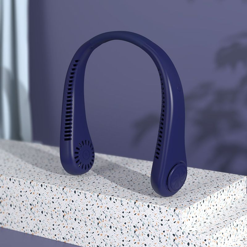 Ventilateur de cou suspendu - Sans pale, affichage numérique, autonomie ultra-longue pour l'extérieur et les études (portable et mains libres)_voghion.com