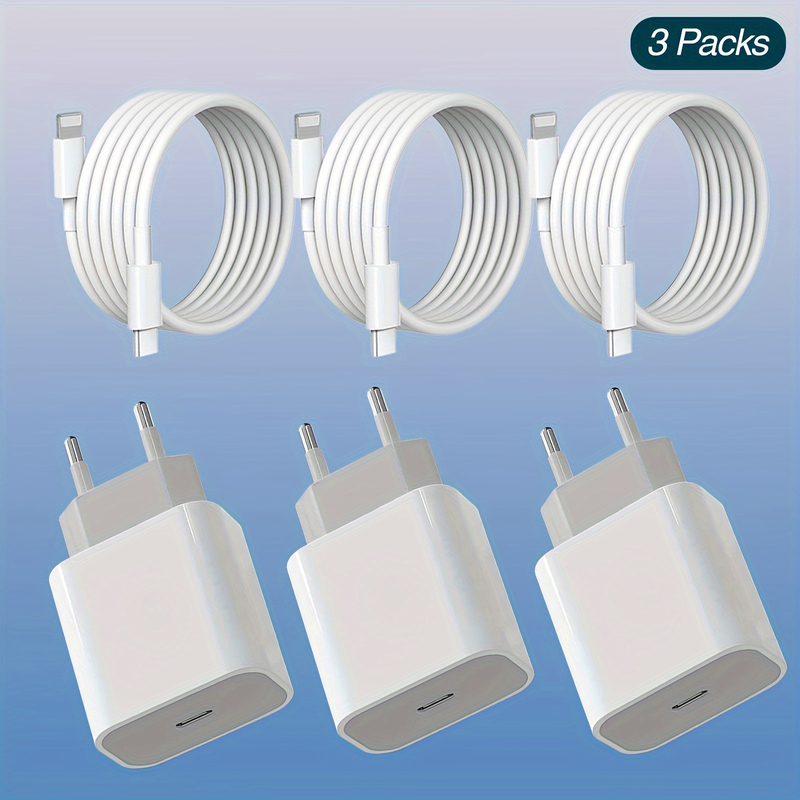 Για φορτιστή IPhone Super Fast Charging Φορτιστής IPad USB C Φορτιστής τοίχου Fast Charging 121,92cm Καλώδιο Συμβατό με IPhone14/14 Pro Max/13/13Pro/12/1_voghion.com