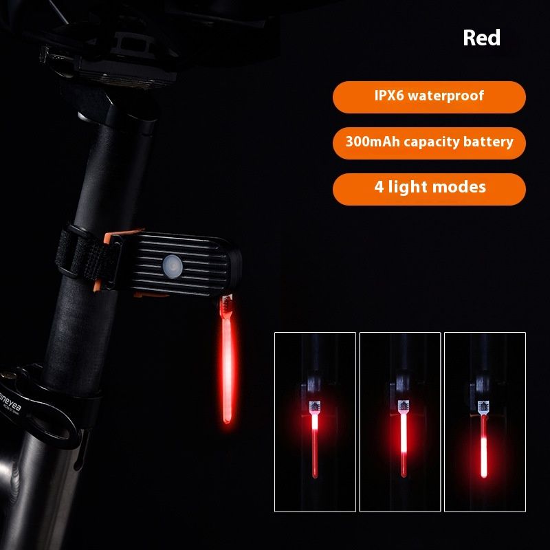 Fahrrad-Rücklichter, Mountain Road Bikes, USB-Ladeflusslichter, LED-Warnlichter für das Radfahren im Freien_voghion.com