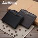 Men's short wallet baellerry version with multiple card slots for driver's license card holder thin zipper buckle coin purse_voghion.com