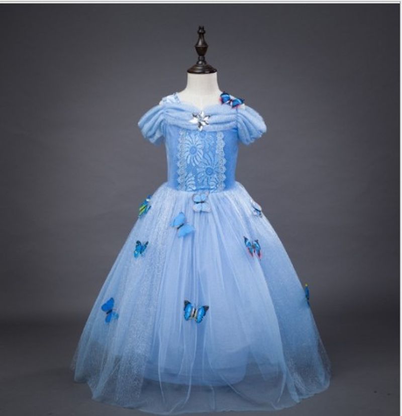 Kids Clothing Children's clothing new spring wholesale lace girls dress Cinderella dress_voghion.com