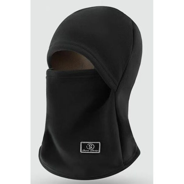 Cappello invernale caldo Lei Feng con fodera in pile, maschera facciale spessa antifreddo e scaldacollo integrato, per esterni_voghion.com