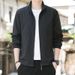 CT 2025 New Spring And Autumn Running For Men, Stand Collar Casual Business Versatile Thin Jacket_voghion.com