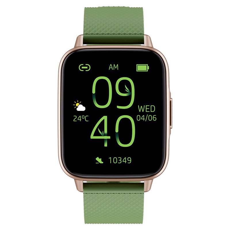 New FW02 Smart Watch Couple NFC Offline Payment Bluetooth Calling Voice Assistant Real Blood Oxygen_voghion.com
