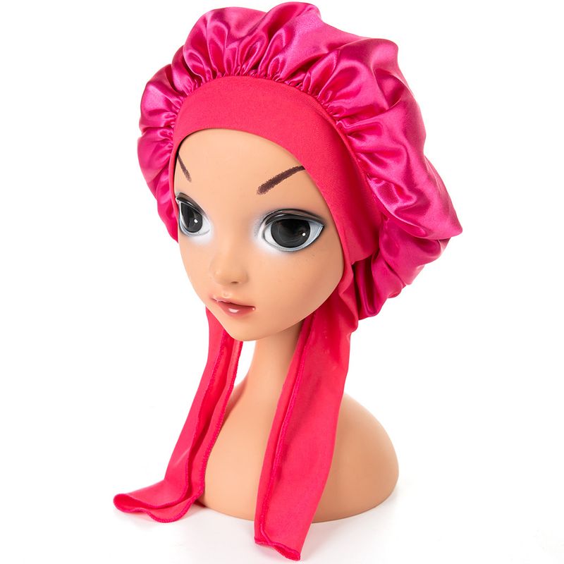 Cuffia da doccia per bambini con fiocco in raso e nastro elastico, nuova, pezzo unico, spedizione gratuita_voghion.com