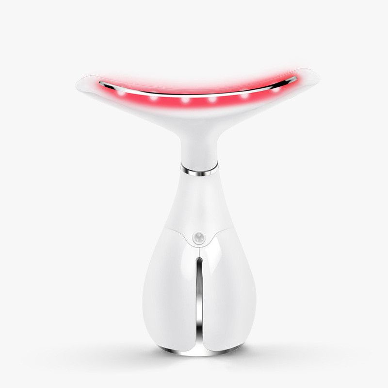 LED Photon Heating Therapy Face Neck Wrinkle Sagging Removal Massager Electric Double Chin Remover Skin Lifting Tighte_voghion.com