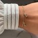 Bracciale con 26 lettere in acciaio inossidabile con nome, ciondolo con lettera A Z, gioielli da donna_voghion.com