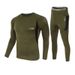 Men's Thermal Underwear Set Fleece-Lined Winter Base Layer Warm Long Sleeve Shirt & Pants For Outdoor Sports_voghion.com