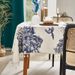 Nordic Abstract Blue Tablecloth – Cotton-Polyester Blend, Slip-Resistant & Durable, Multi-Size Cover For Dining, Coffee Table & Picnic_voghion.com
