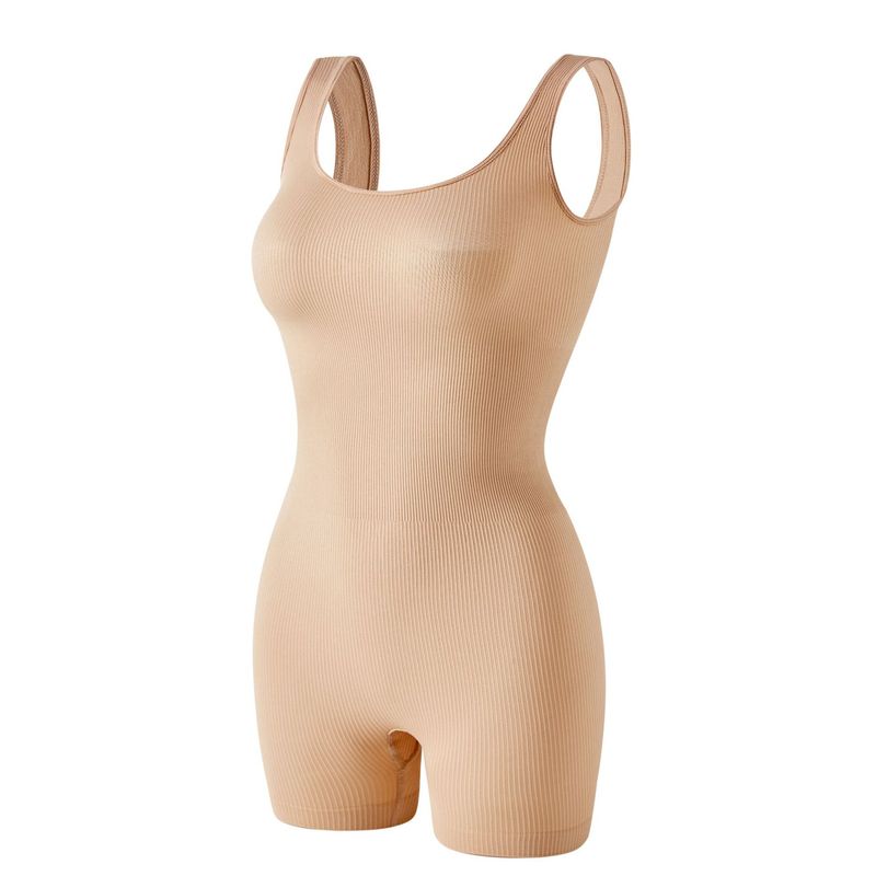 Body modellante, body modellante, pantaloni modellanti per la vita, supporto per il seno, body push-up, body con spalline larghe_voghion.com