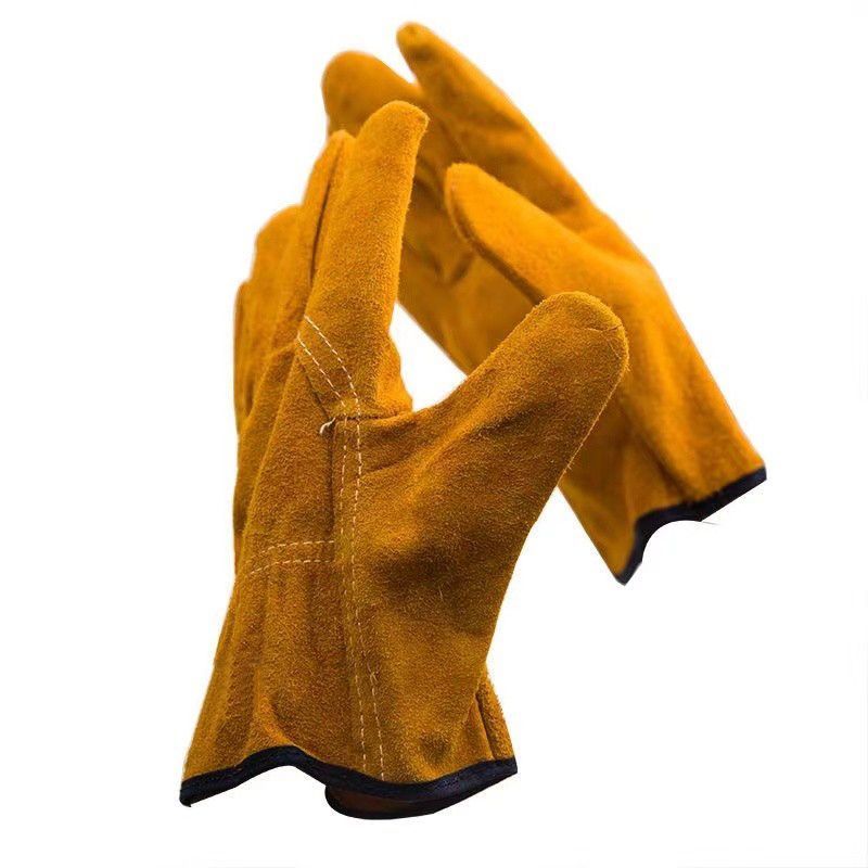 【 12000 People Collection 】 Japanese Cowhide Thick Insulation Outdoor Barbecue Fire Wear Resistant And Heat-resistant_voghion.com