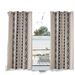 Bohemian Waterproof Curtains – Polyester Blackout Drapes With Geometric Patterns (Set Of 2 Panels, Multiple Sizes)_voghion.com