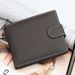 Men's Wallet Men's Leather Wallet Cowhide Change Bag Short Buckle Multi-Card Wallet_voghion.com