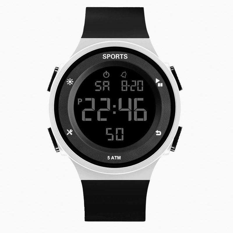 Waterproof Luminous Electronic Watch Men's Trendy Female Student Teenager Multifunctional Sports Watch Shake Face _voghion.com
