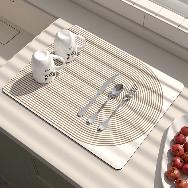 Soft Diatomite Kitchen Mat - Super Absorbent, Heat-Resistant Table Pad For Countertops & Dining Table_voghion.com