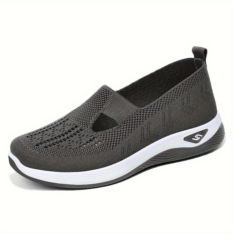 Summer breathable comfortable single shoes soft sole casual mesh shoes_voghion.com