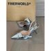 Sandali con tacco alto e punta chiusa in argento, stile punk versatile, di alta qualità, europei e americani._voghion.com