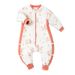 Baby quilted split-leg sleeping bag children's anti-kick quilt autumn and winter thickened jumpsuit antibacterial baby sleeping bag pure cotton New_voghion.com