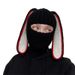 2024 Rabbit Ear Autumn and Winter Warmth Baraklafar Neck Protection Mask Integrated Knitted Hat_voghion.com