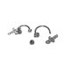 New Cross Titanium Steel Zircon Piercing U-shaped Horseshoe Ear Bone Stud Screw Twist Earrings For Women_voghion.com
