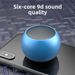 Wireless Bluetooth Mini Compact Portable Home Use Outdoor High Volume Subwoofer Small Speaker_voghion.com