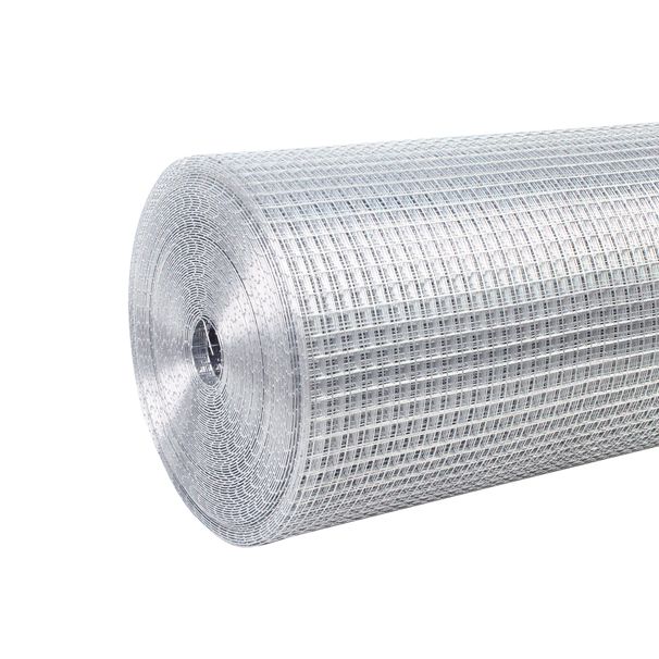 Hardware Cloth 1/2 Inch 48in X 100ft 19 Gauge, Hot-dip Galvanized After Welding Chicken Wire Fence Roll Garden Plant Welded Metal Wire Fencing Roll, Rabbit Cages Snake Fence_voghion.com