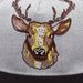 Cappelli a tesa piatta da uomo e da donna, cappelli hip-hop con testa di cervo stampata e ricamata_voghion.com