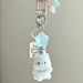 【Puppy Reaching For The Stars】Cute Flocked Keychain Student Phone Chain Cartoon 3D Bag Pendant Gift_voghion.com