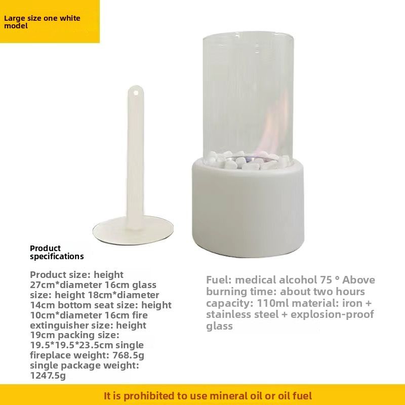 Alcohol Desktop Fireplace Heating Indoor Household Outdoor Real Fire Bar Atmosphere Decoration Stove_voghion.com