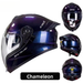 Four Seasons Motorcycle Anti-Fog Women Bluetooth, Lightweight View Full Face Helmet For Men With Large Head_voghion.com